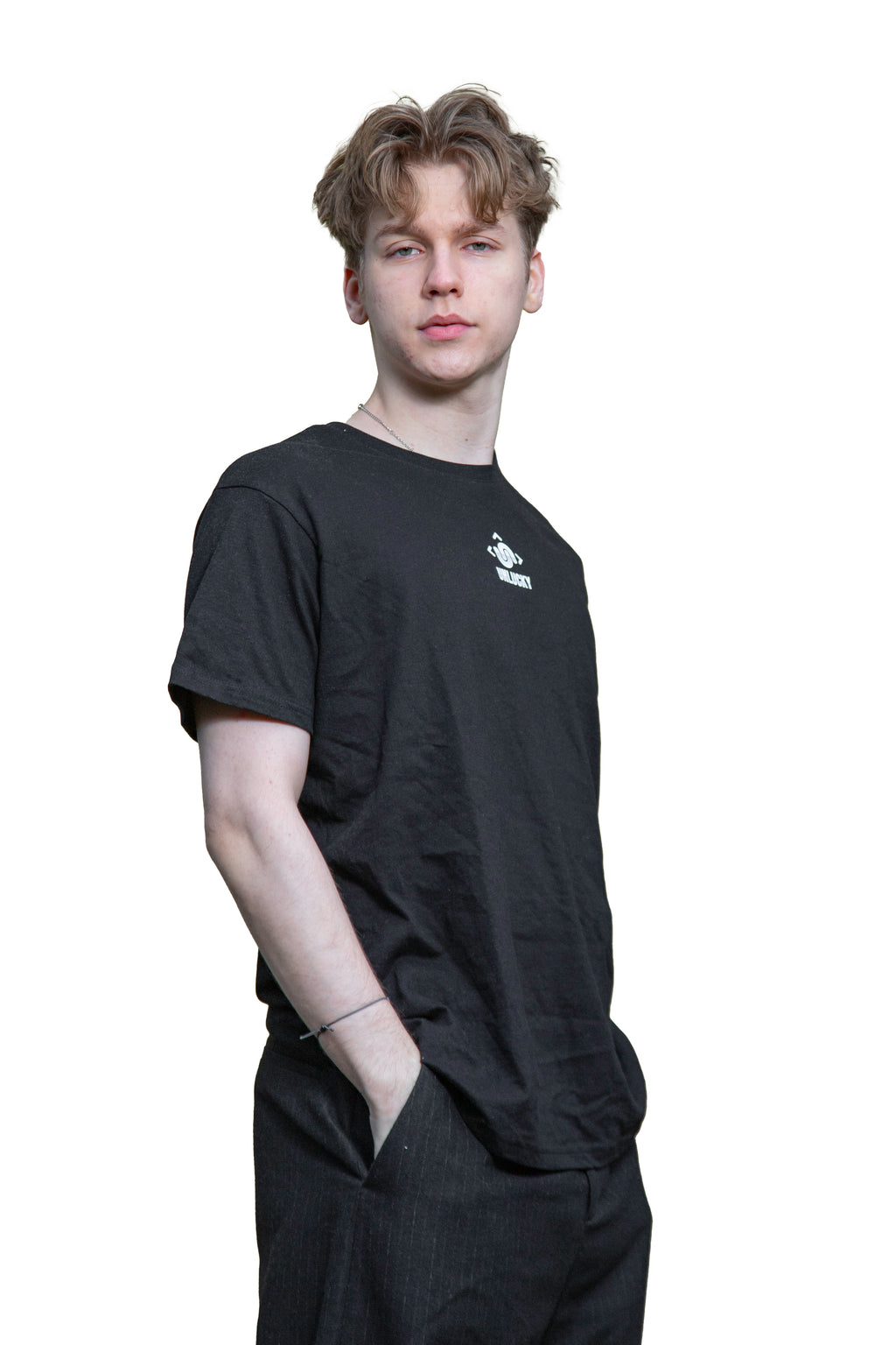 T-shirt "UNLUCKY" black