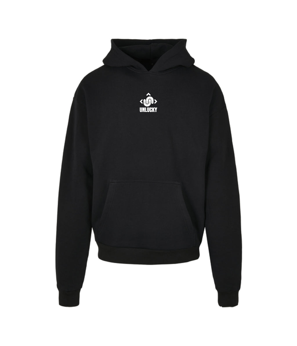 Hoodie "UNLUCKY" black